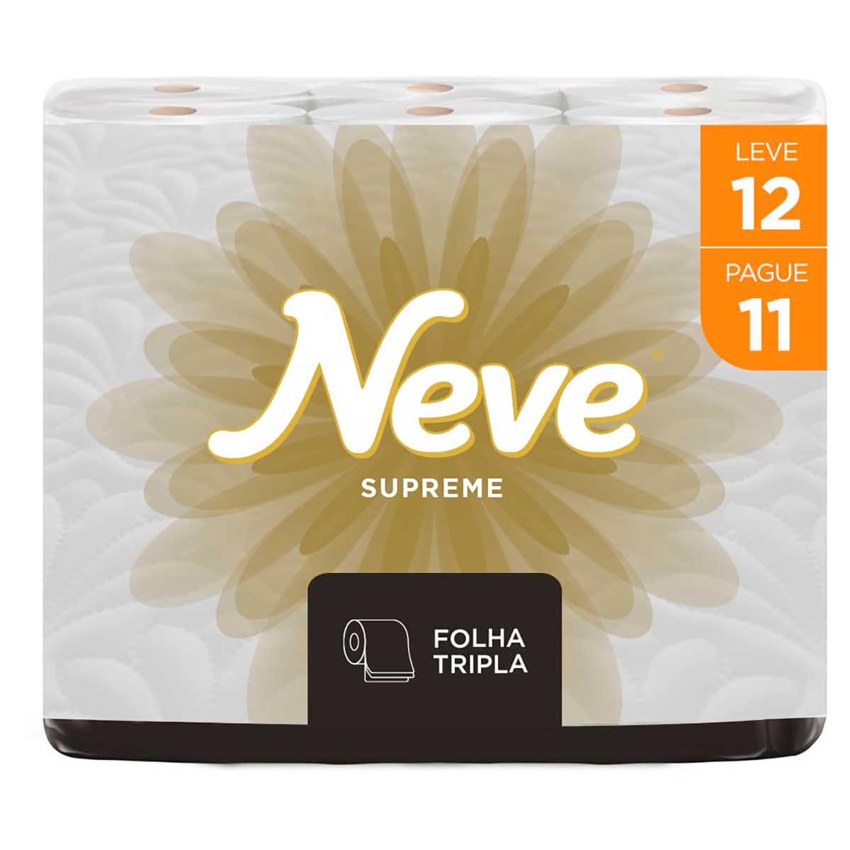 Papel Higiênico Neve Supreme Leve 12 Pague 11 - 12 Rolos