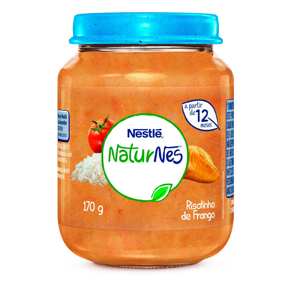 Papinha Naturnes Risotinho de Frango Nestlé 170 g