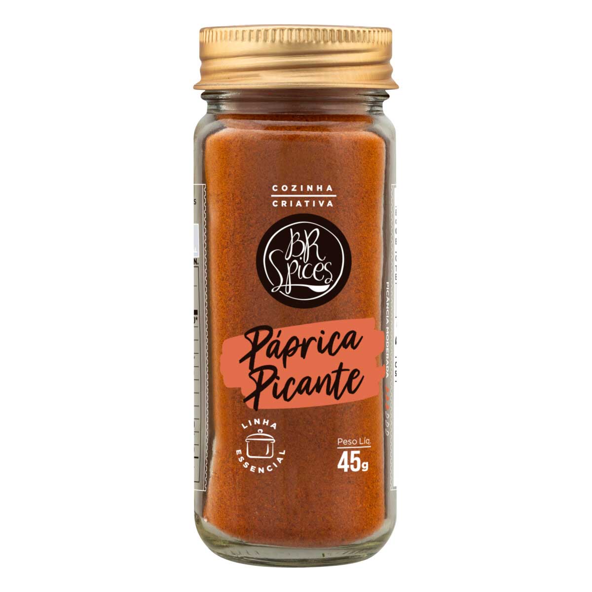 Páprica Picante com Tampa Dosadora BR Spices Essencial 45g