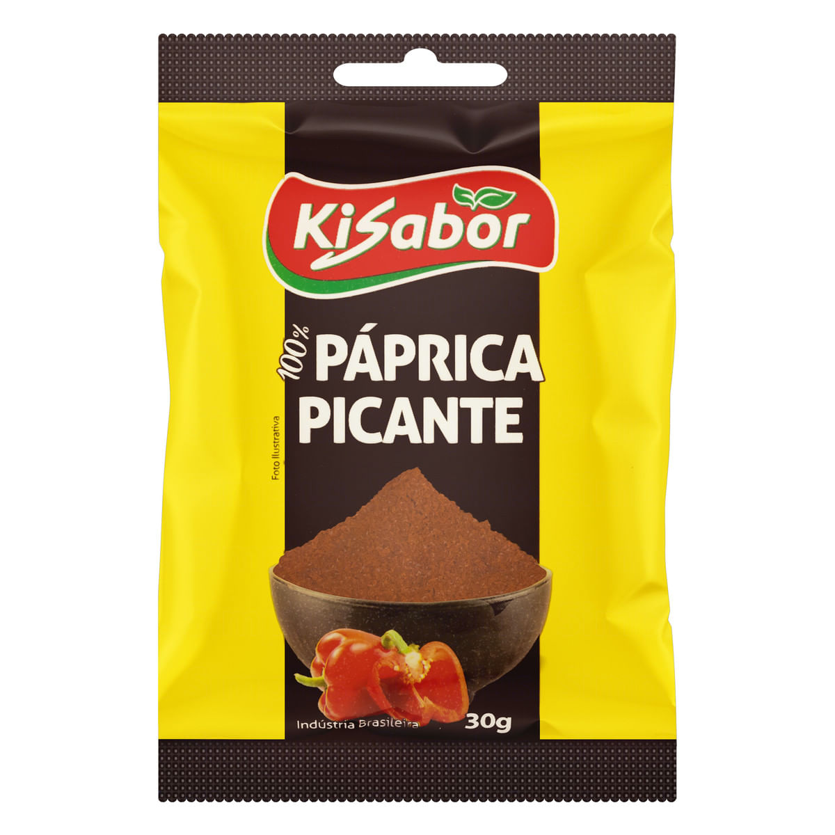 Páprica Picante Kisabor Pacote 30g