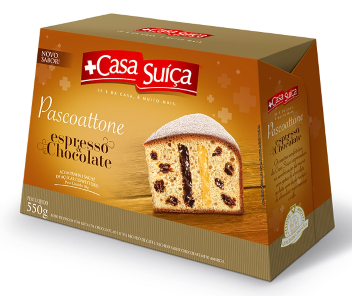 Pascoattone Espresso e Chocolate Casa Suíça 550g