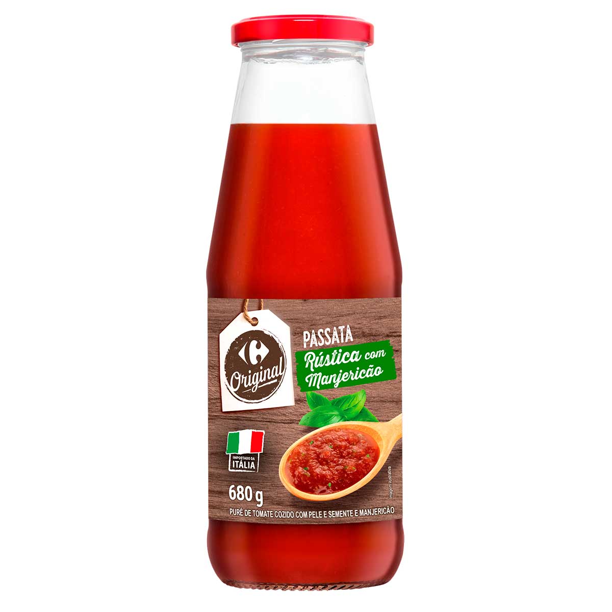 Passata de Tomate com Manjericão Carrefour Original 680g