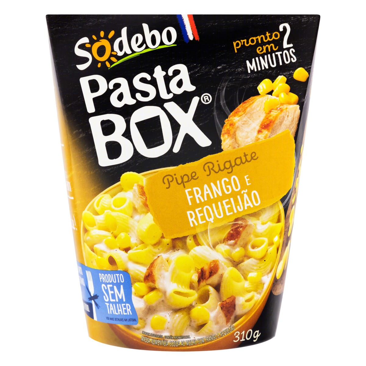 Pasta Box Sodebo Pipe Rigate fr/Req. 310 g