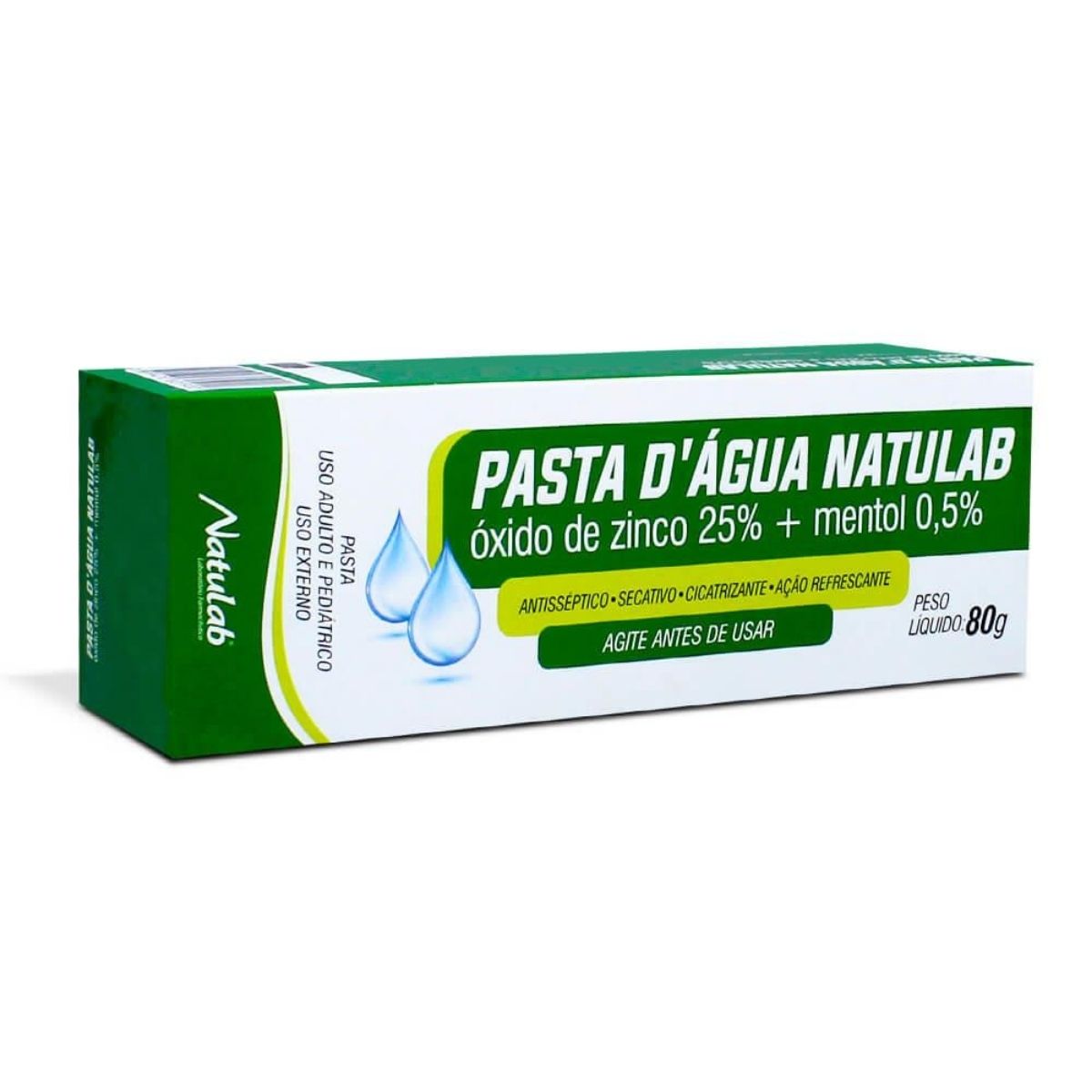 Pasta D&apos;Agua Mentol Natulab 90 g