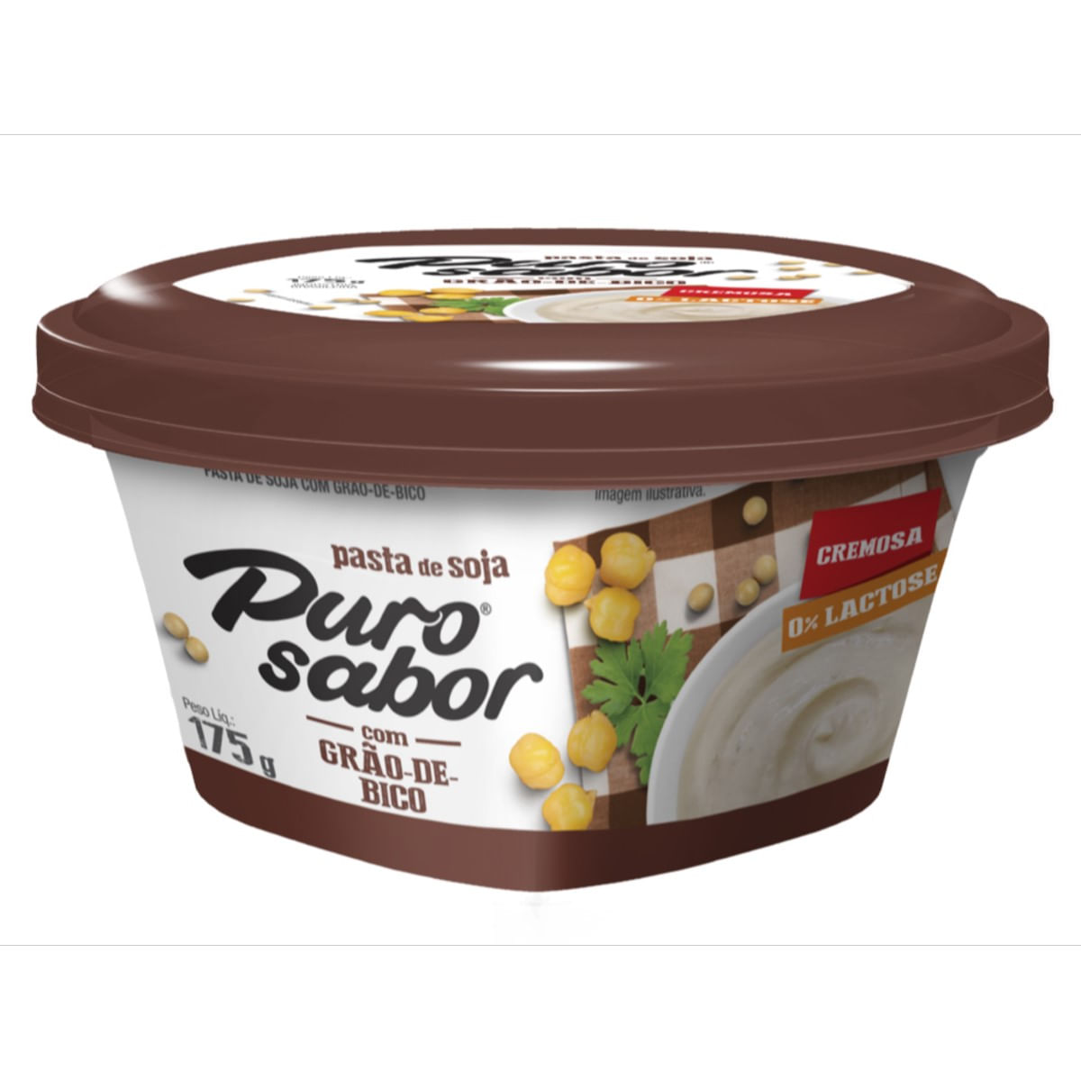 Pasta de Soja com Grão de Bico Puro Sabor 175 g