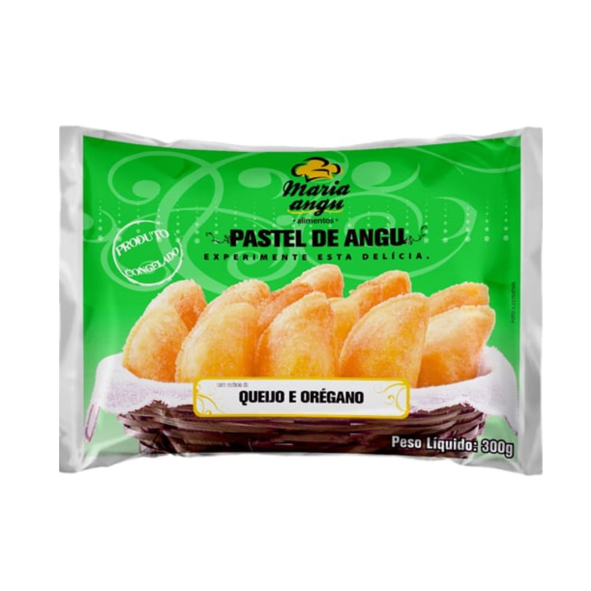 Pastel de Angu de Queijo e Orégano pacote Maria Angu 300 g