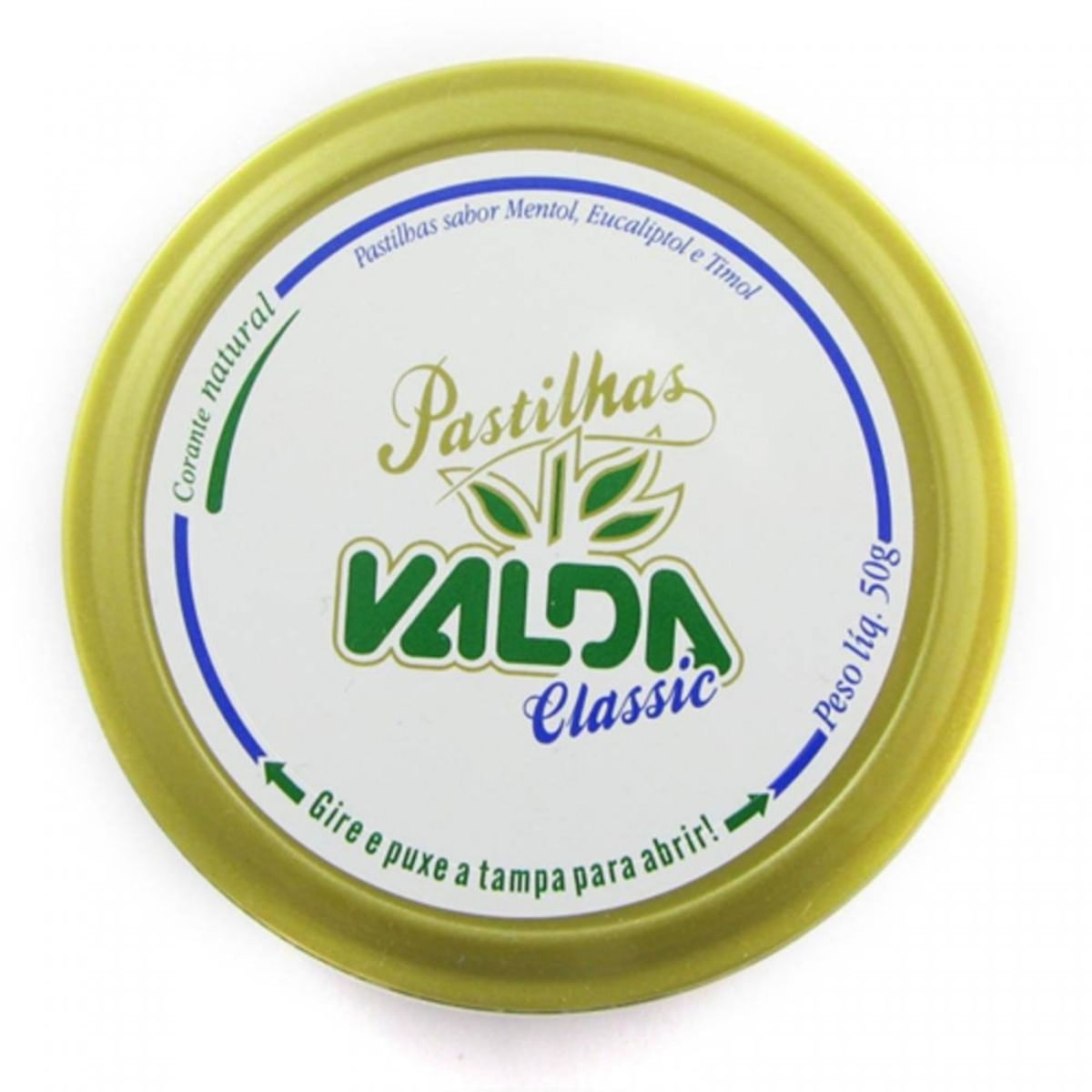 Pastilhas Valda Classic 50 g