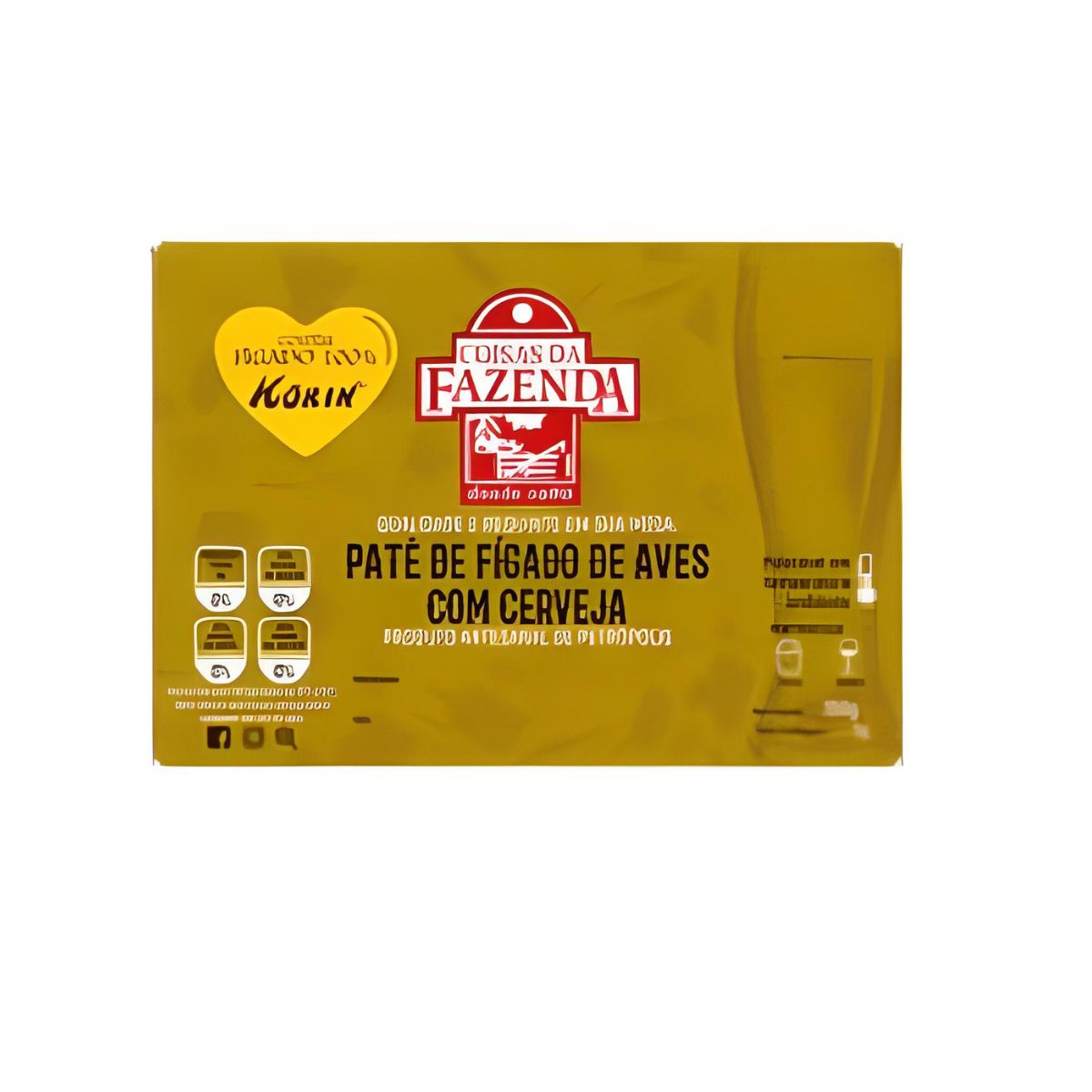 Patê de Fígado de Aves com Cerveja Coisas da Fazenda 150 g