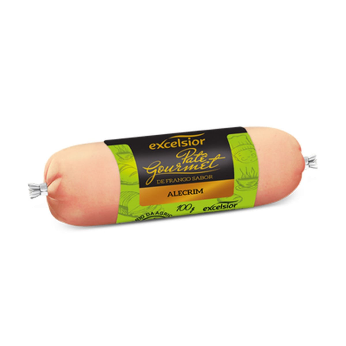 Patê Gourmet de Frango Sabor Alecrim Excelsior 100g