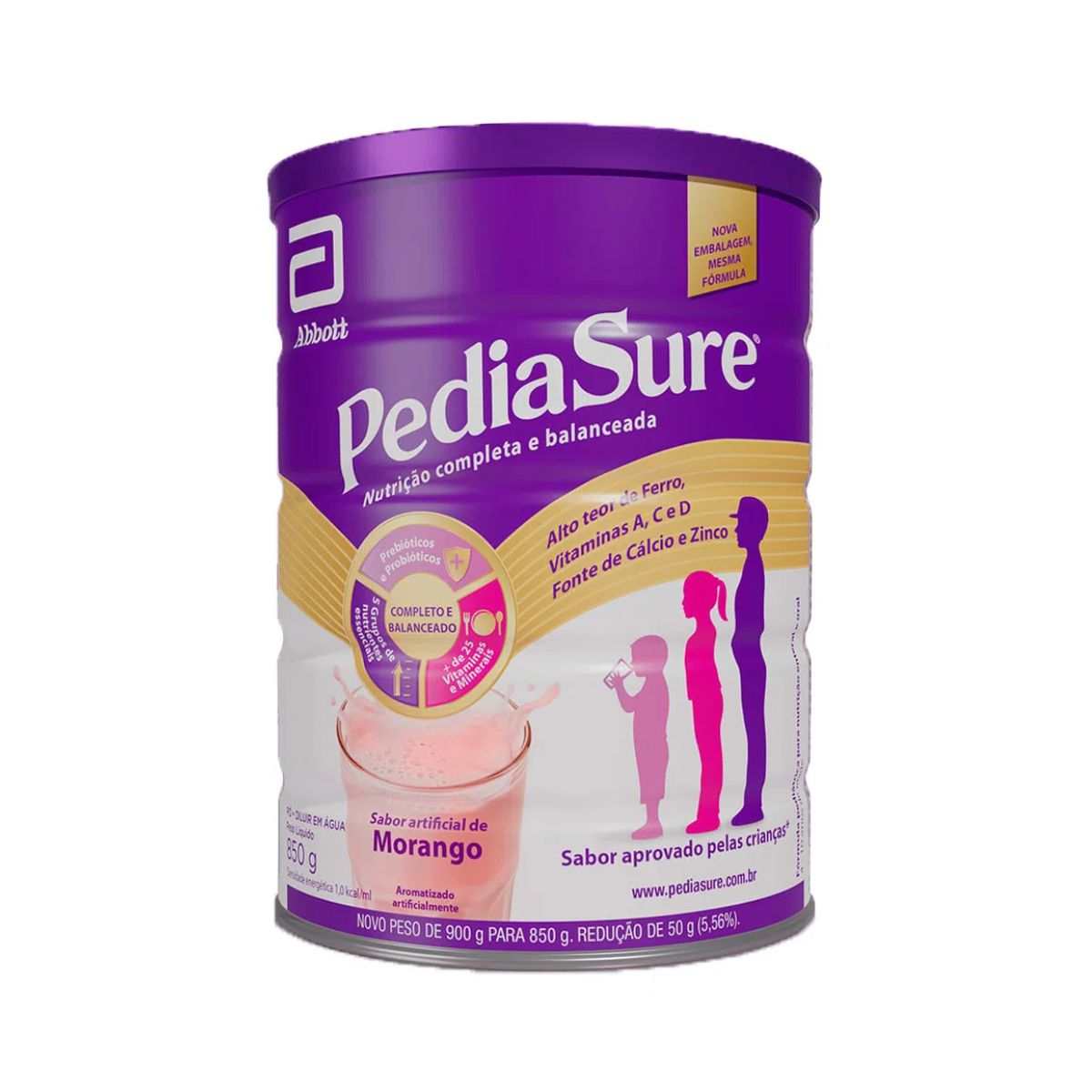 Pediasure Completo Morango 850 g