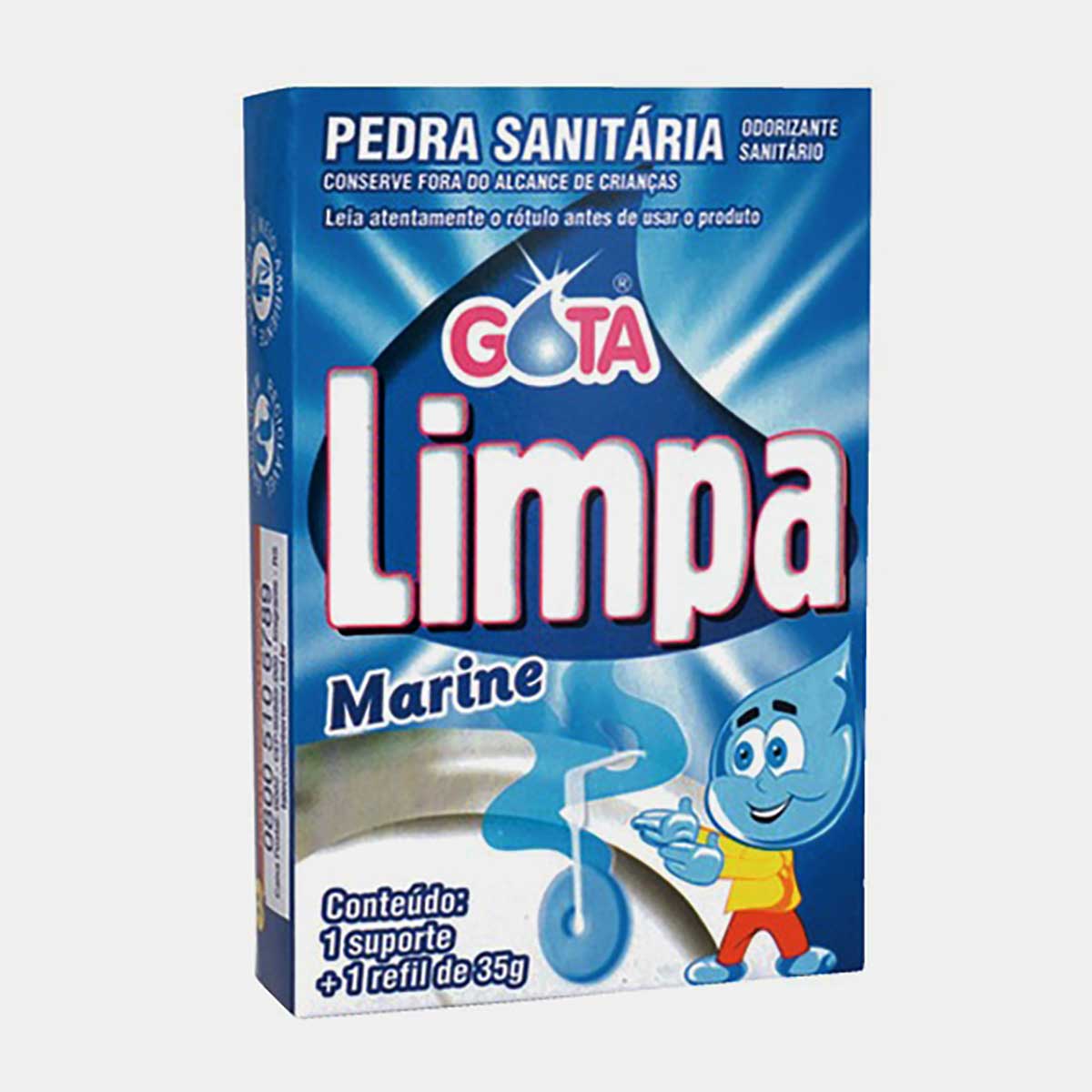 Pedra Sanitária Gota Limpa Marine Ap 35 g