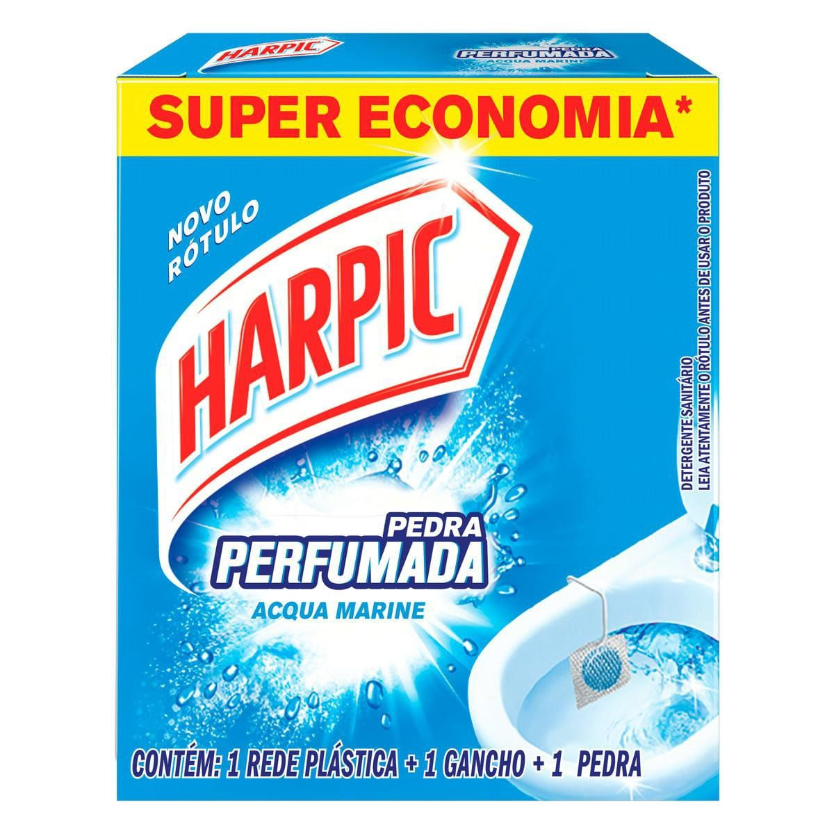 Pedra Sanitária Harpic Aroma Plus Marine 20g