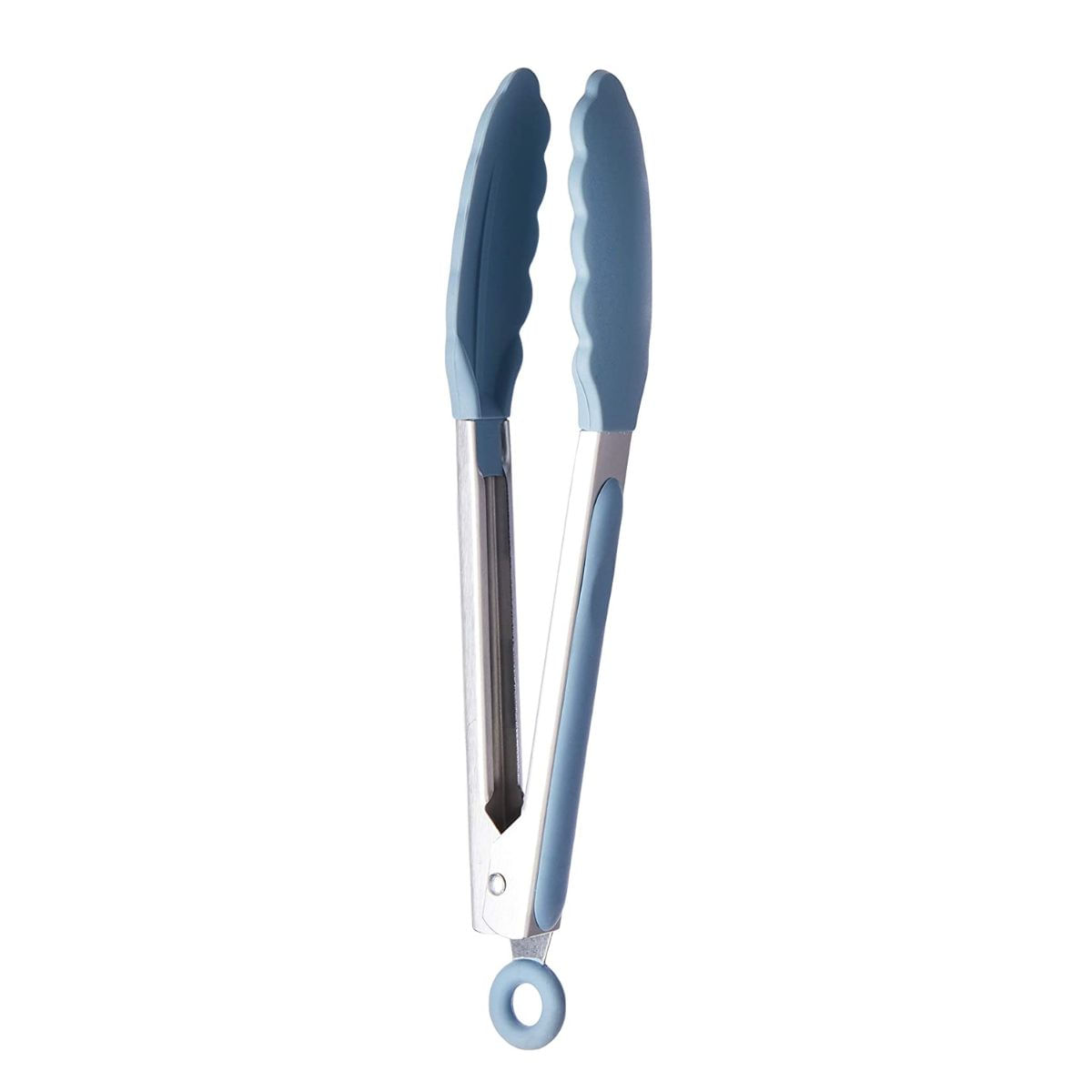 Pegador Inox com Trava Oikos Azul 22 cm