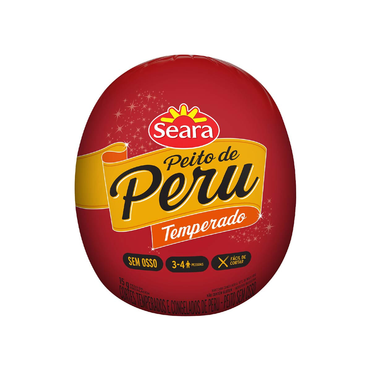 Peito de Peru Congelado Temperado Bolinha Seara 200 g