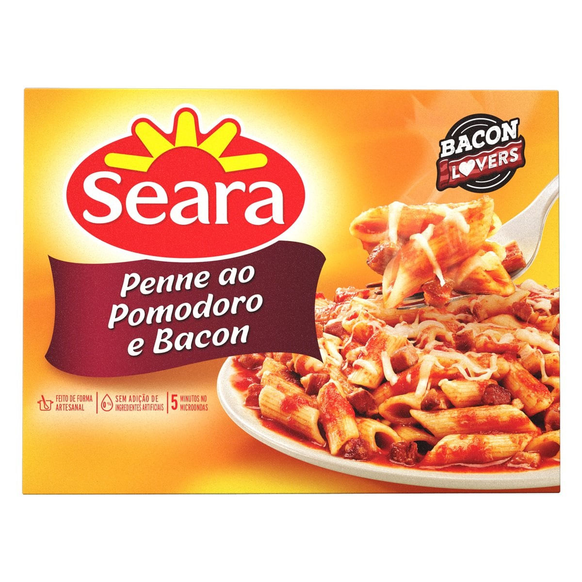 Penne pomodoro e bacon Seara 350G