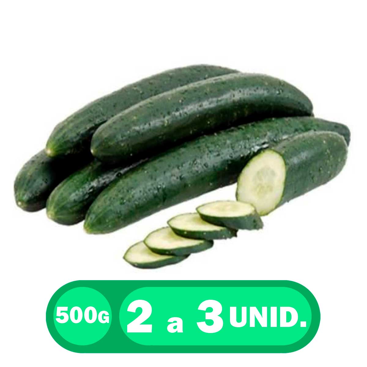 Pepino Japonês Embalado Carrefour Aprox. 500g