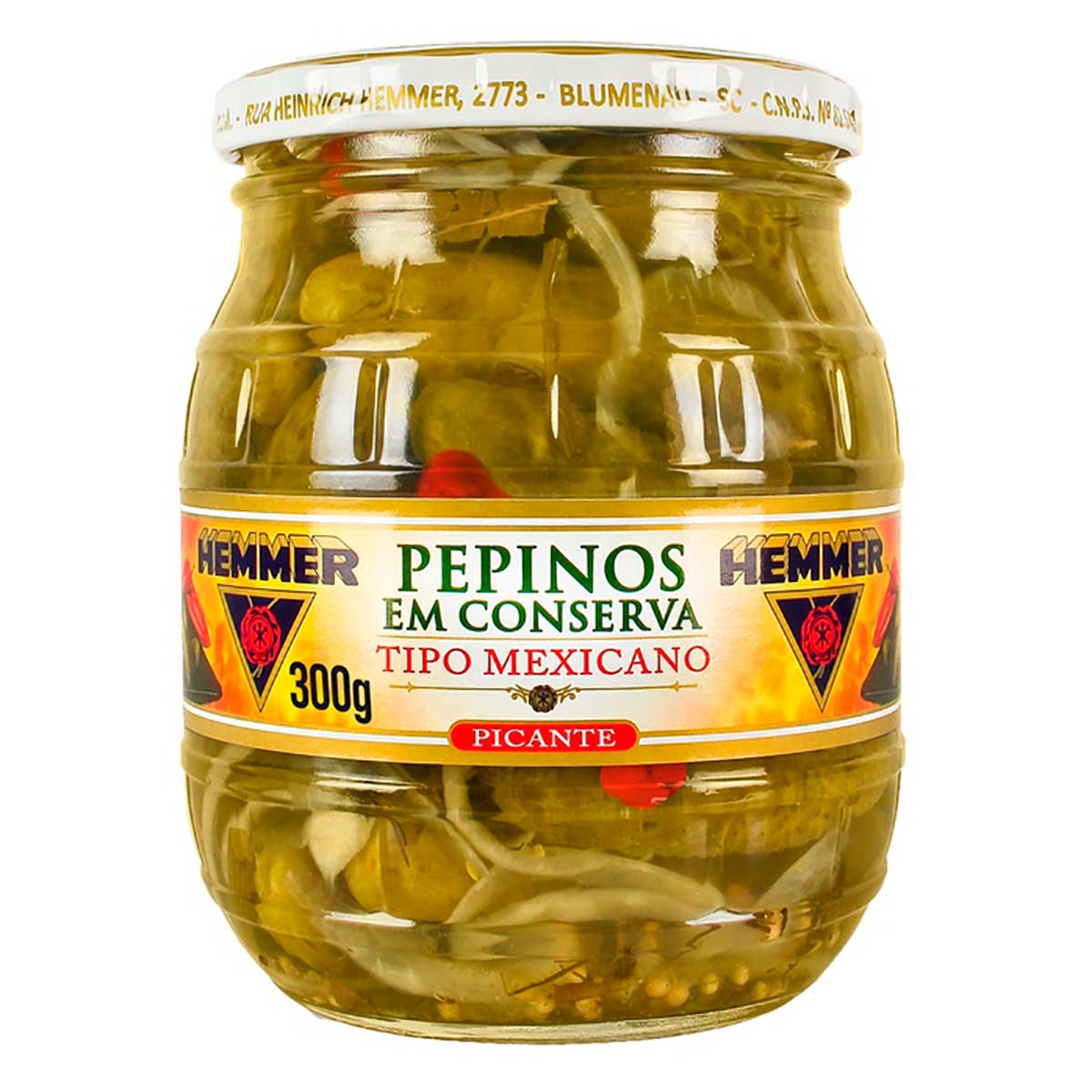 Pepino Mexicano Picante em Conserva Hemmer 300g