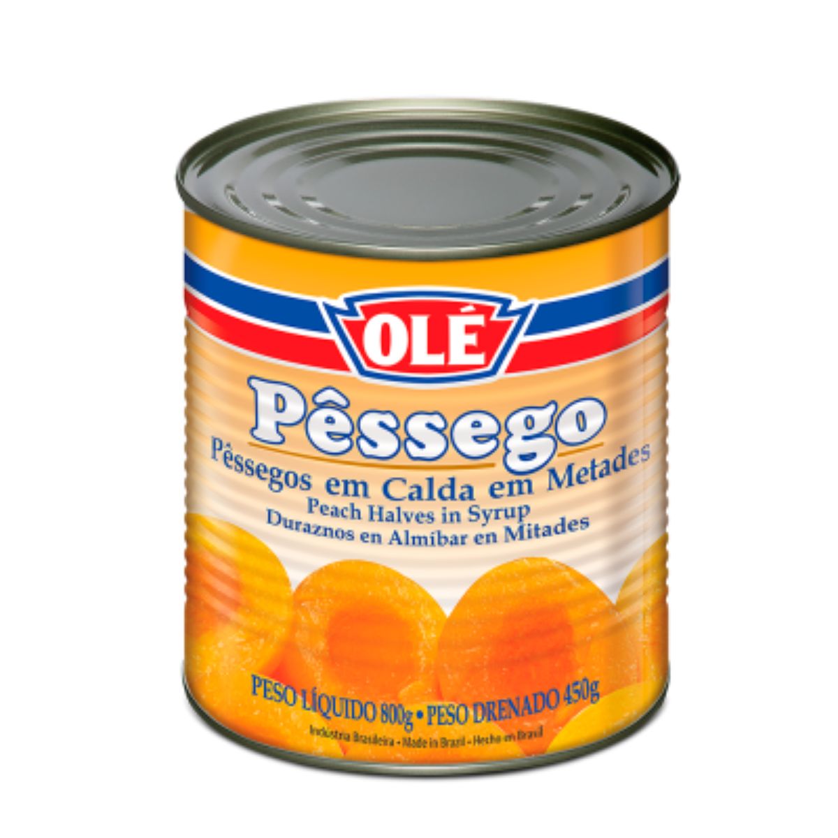 Pêssego em Calda Kosher Olé  450 g