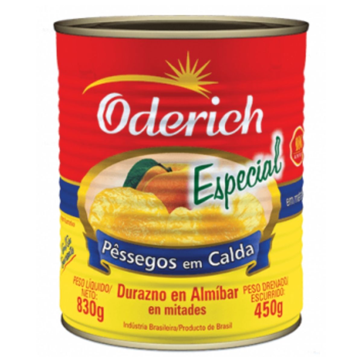 Pessêgo Especial Calda Oderich 450 g