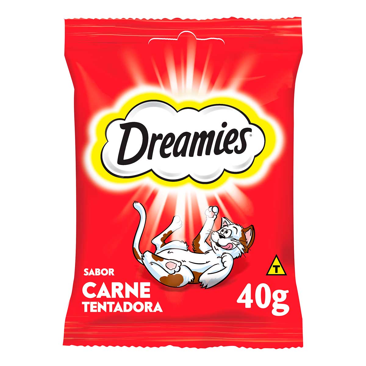 Petisco Dreamies Carne Para Gatos Adultos 40 g