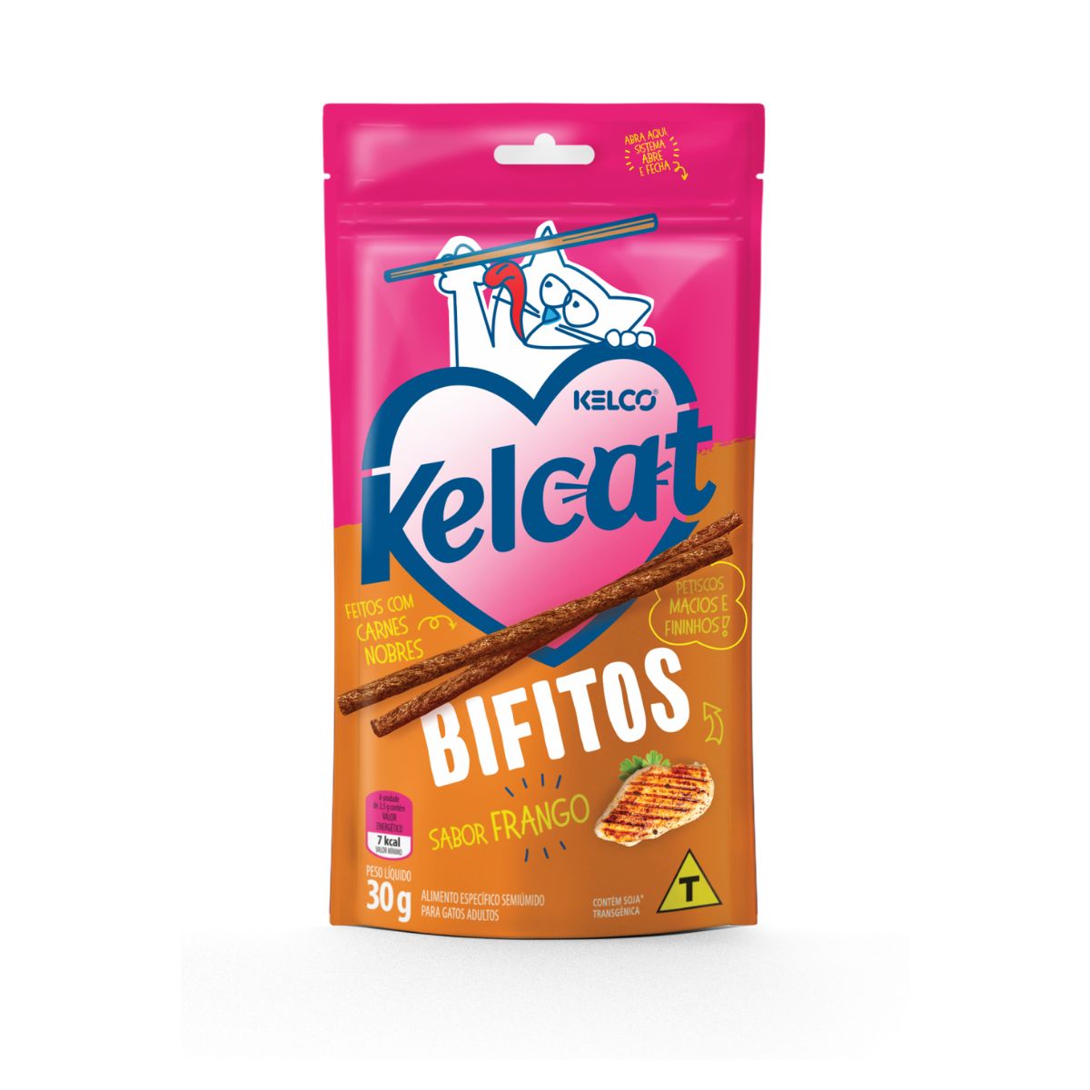 Petisco Sabor Frango com 30 g Kelcat