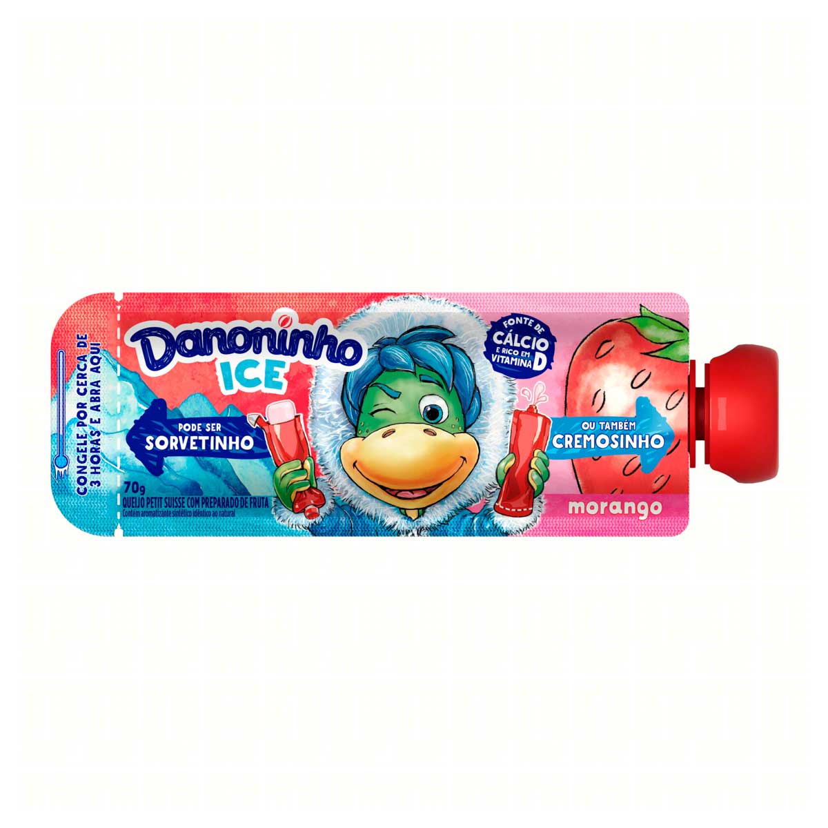 Petit Danoninho Ice Squeeze Morango 70G