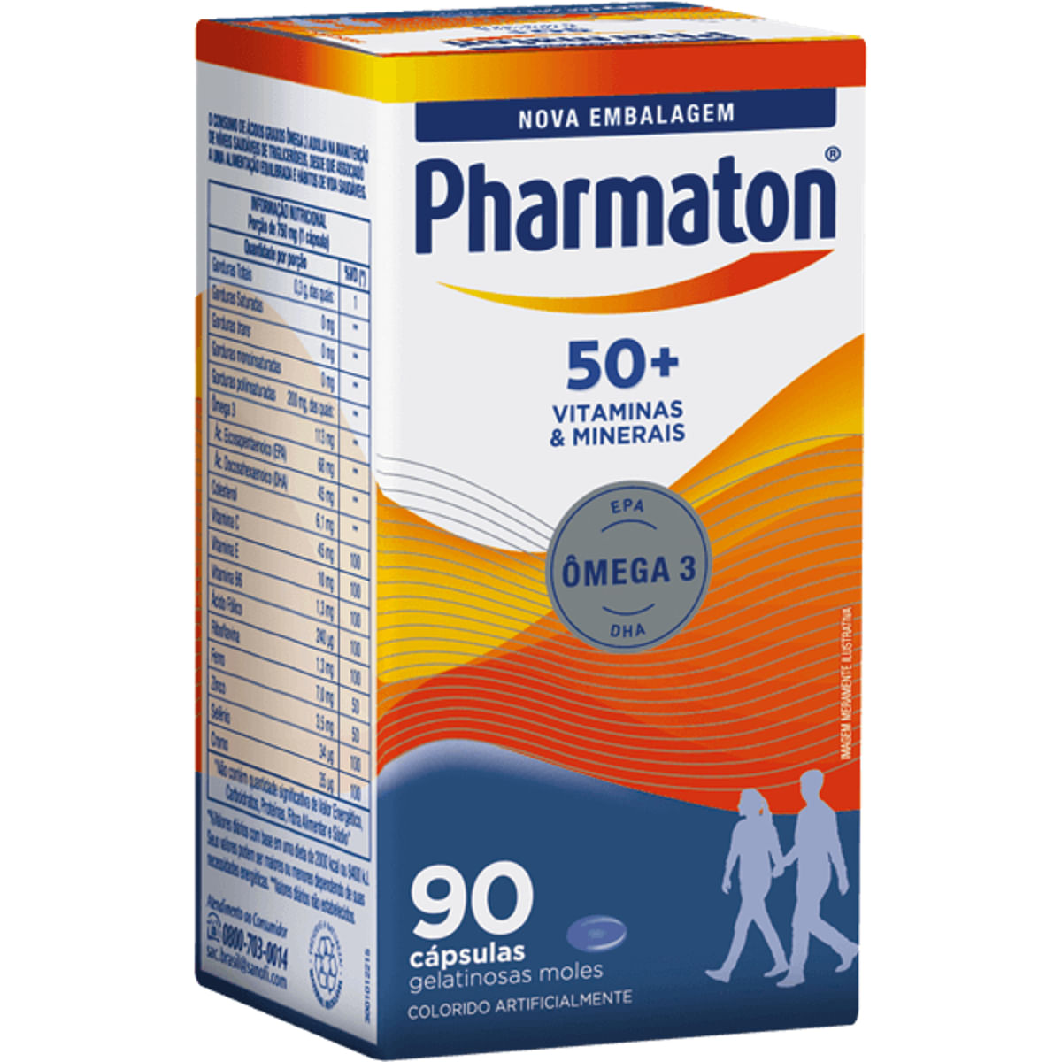 Pharmaton 50+ 90 Cápsulas