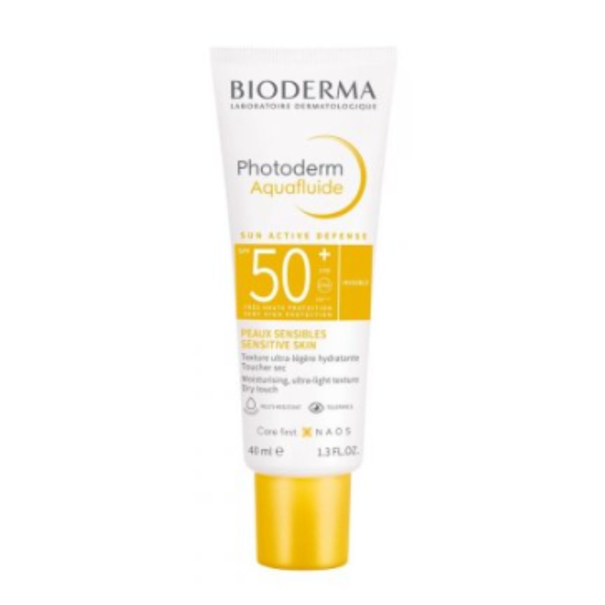 Protetor Solar Facial Bioderma Photoderm Max Aquafluide sem Cor FPS 50 com 40 ml