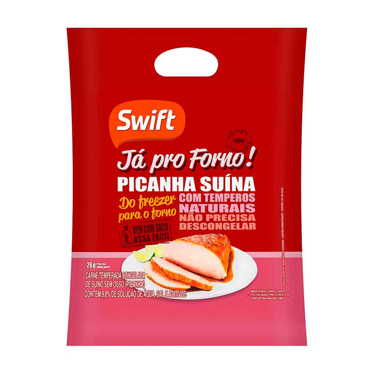 Picanha Suína Assa Fácil Swift 800 g