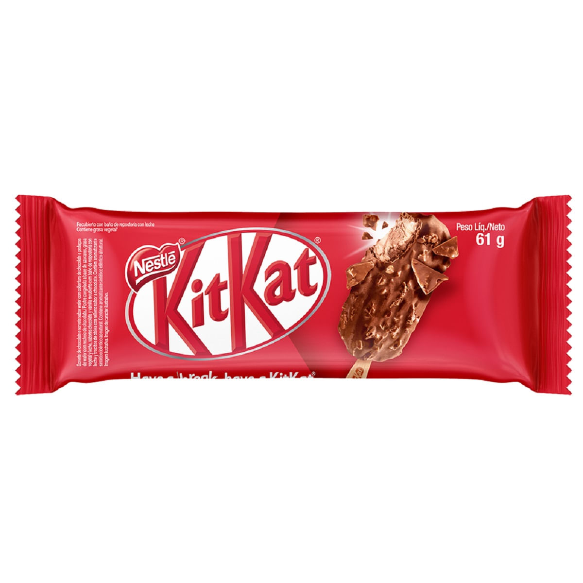 Picolé Kitkat Nestlé Pacote 61g