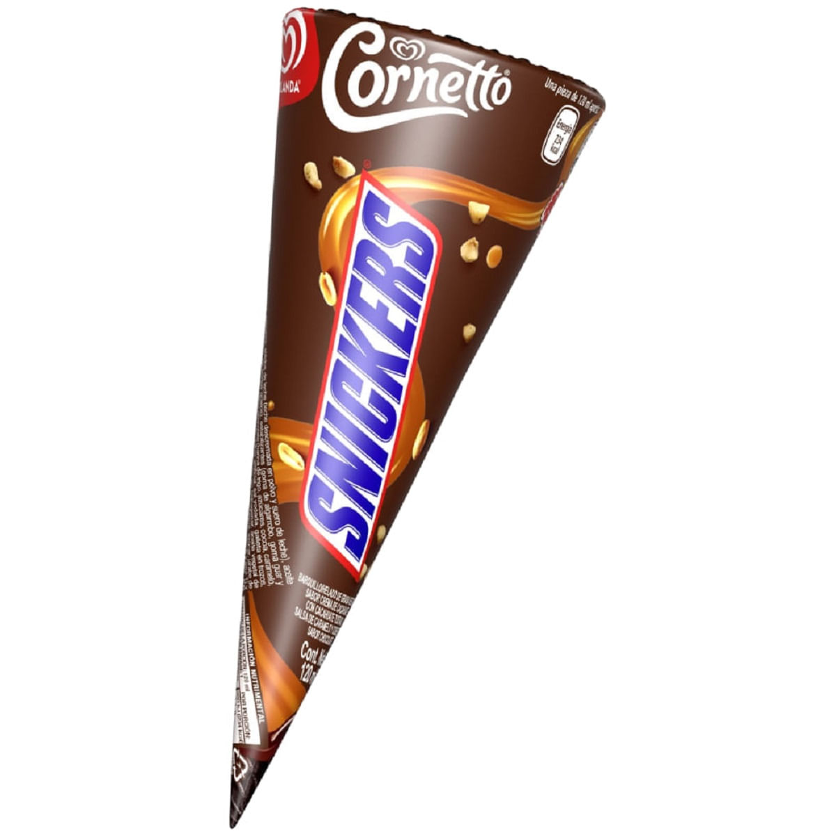 Picolé Snickers Cone Cornetto 90 ml