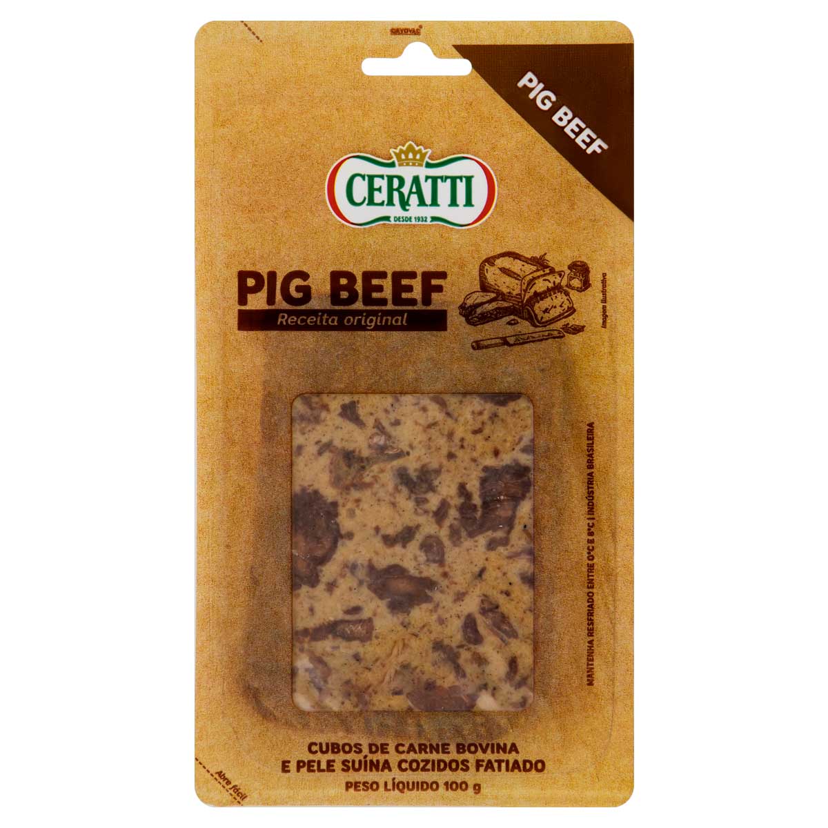 Pig Beef Fatiada Ceratti 100 g