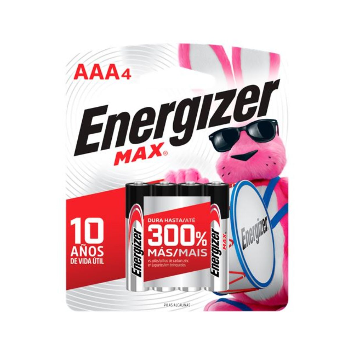 Pilha Palito AAA4 Max Energizer C4 4 Unidades