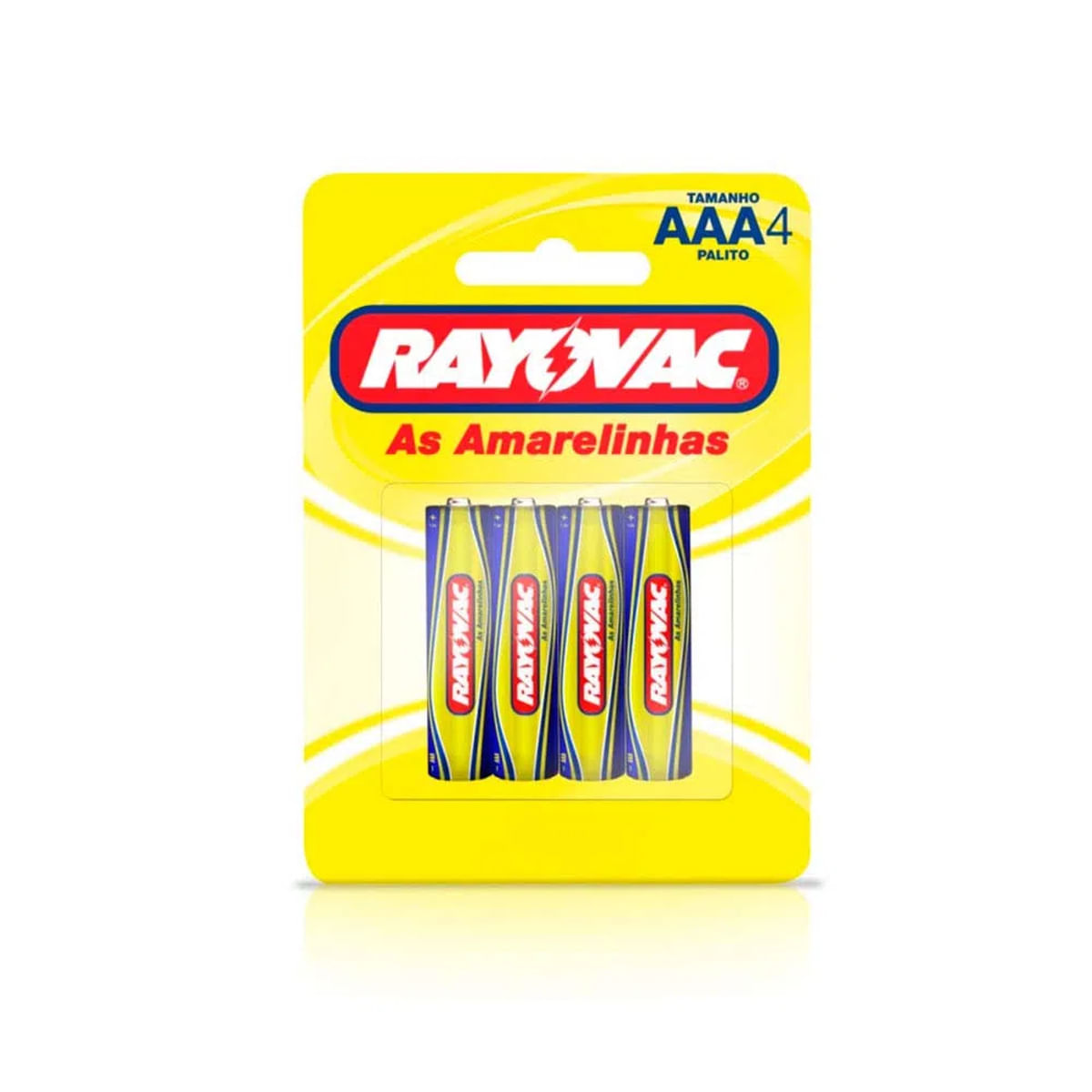 Pilha Zinco AAA Rayovac com 4