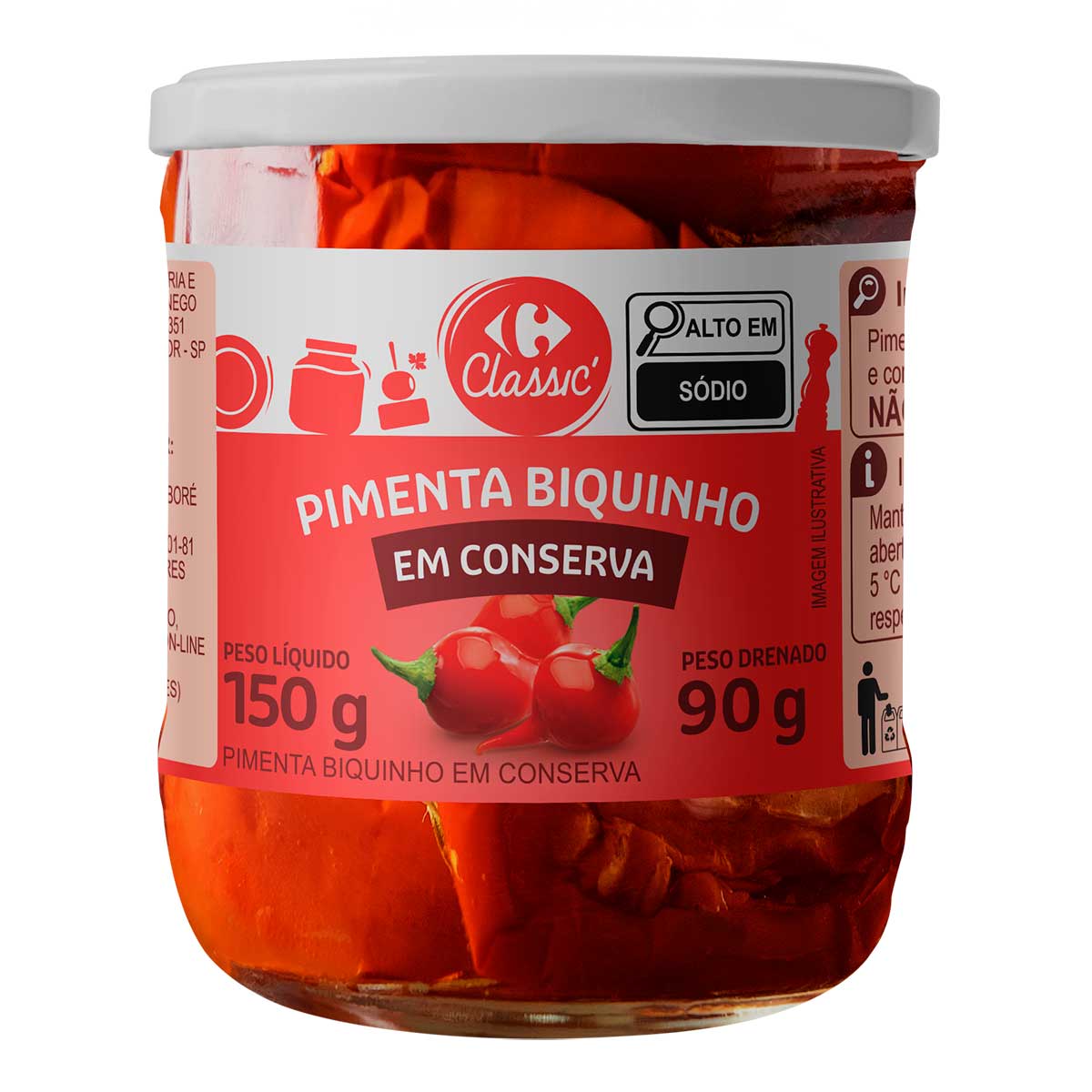 Pimenta Biquinho Carrefour Classic 90 g