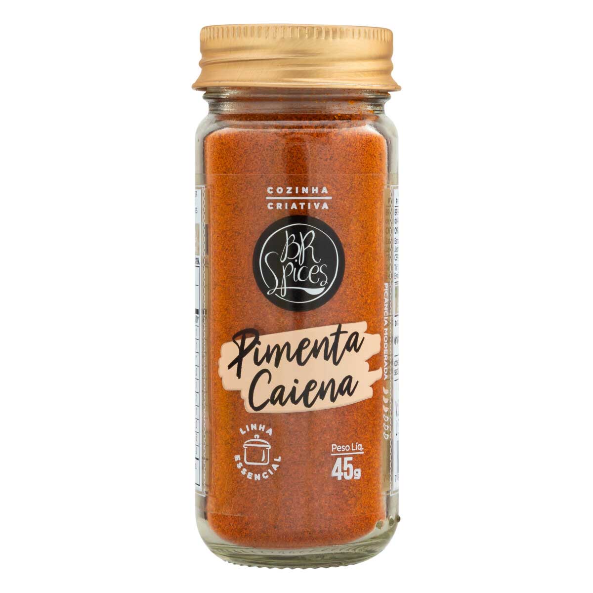 Pimenta Caiena com Tampa Dosadora BR Spices Essencial 45g