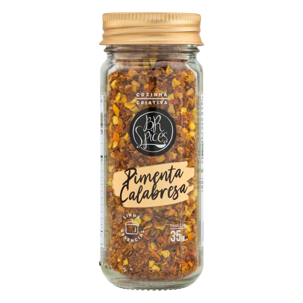 Pimenta Calabresa em Flocos com Tampa Dosadora BR Spices Essencial 35g