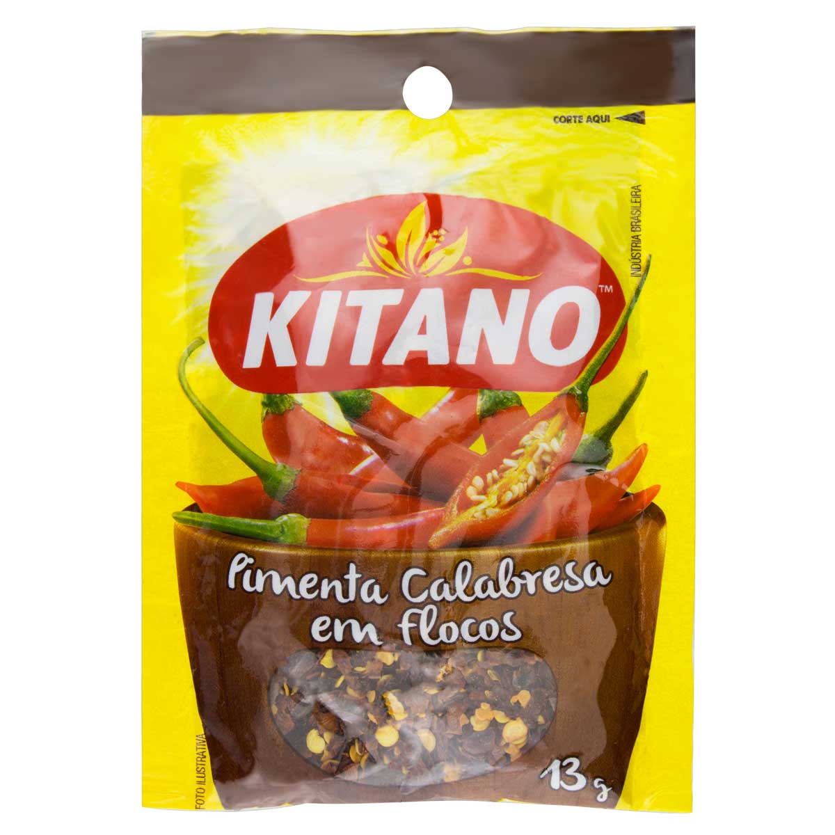 Pimenta Calabresa em Flocos Kitano 13g