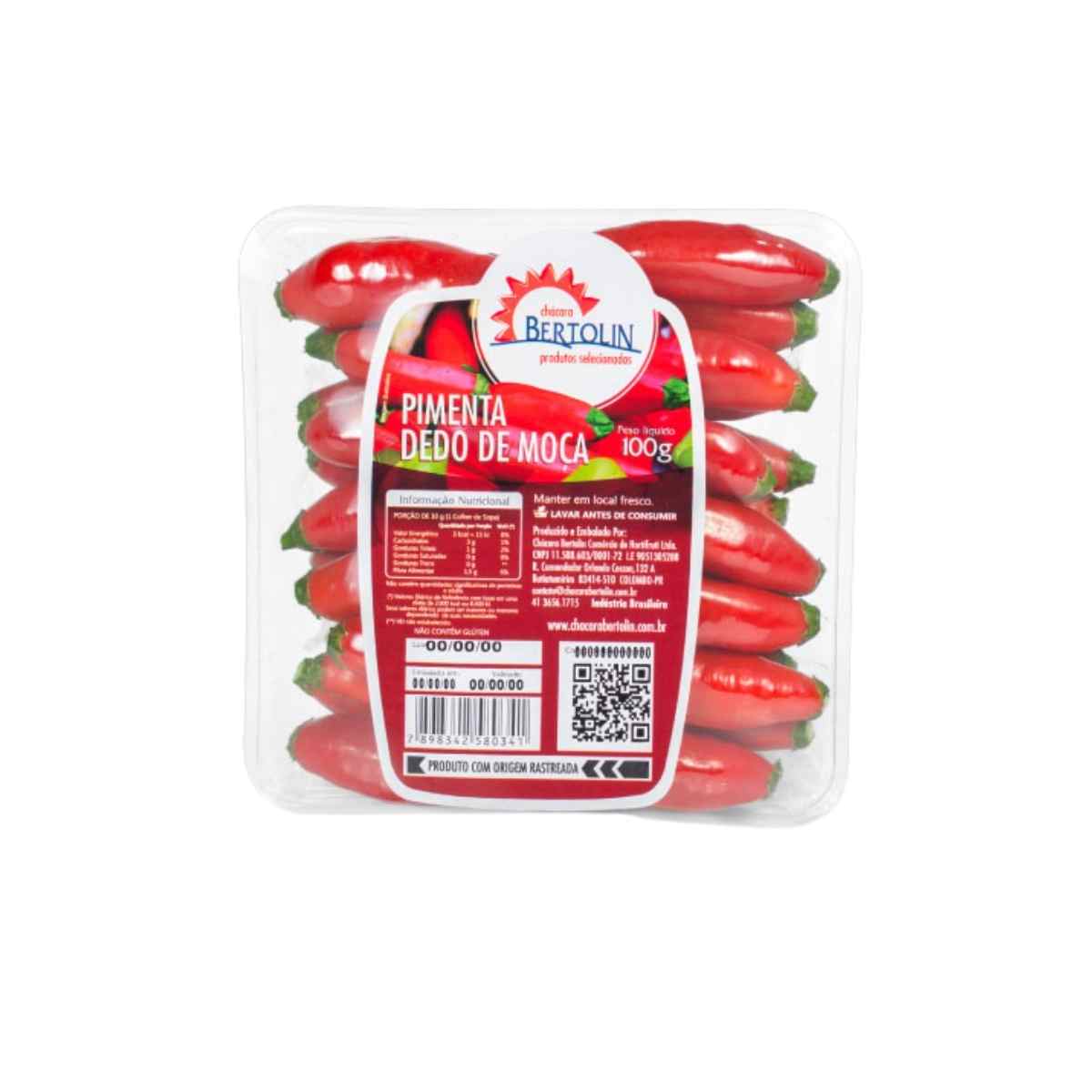 Pimenta Dedo de Moça Chácara Bertolin 100 g