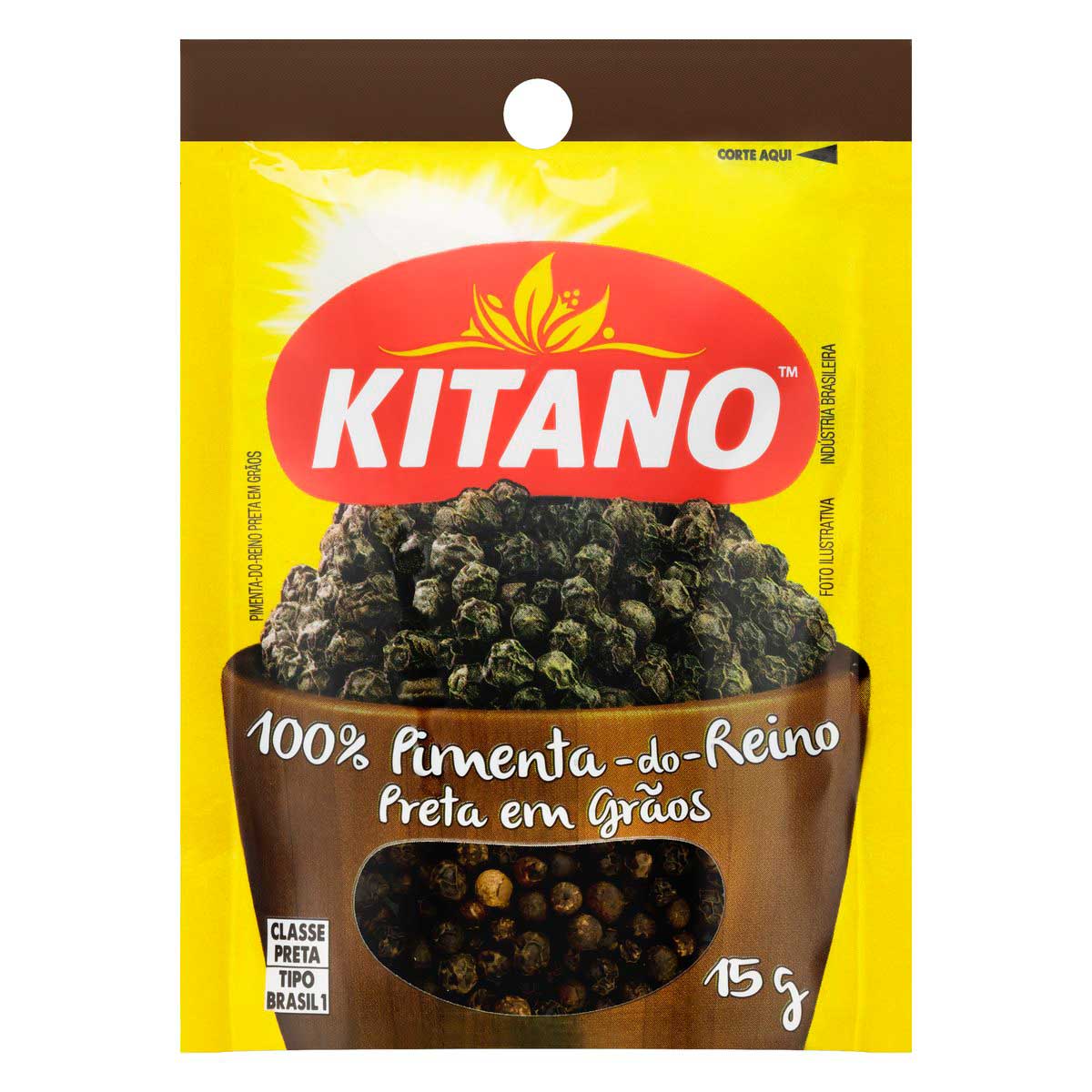 Pimenta do Reino Preta em Grãos Kitano 15g