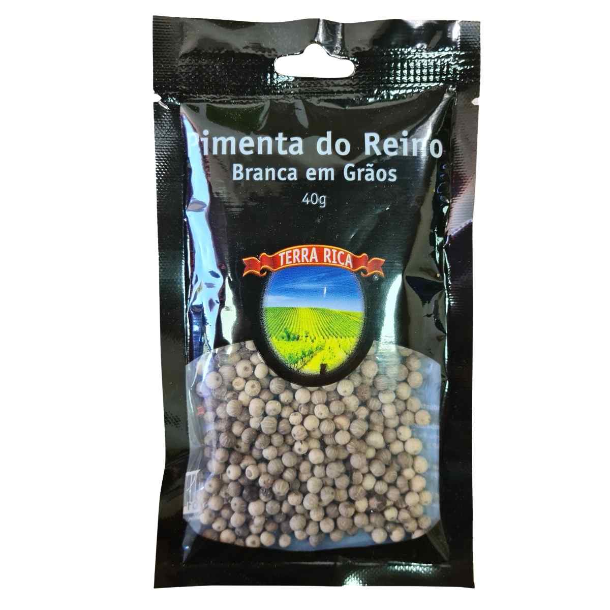 Pimenta do Reino Branca em Grãos Terra Rica 40 g