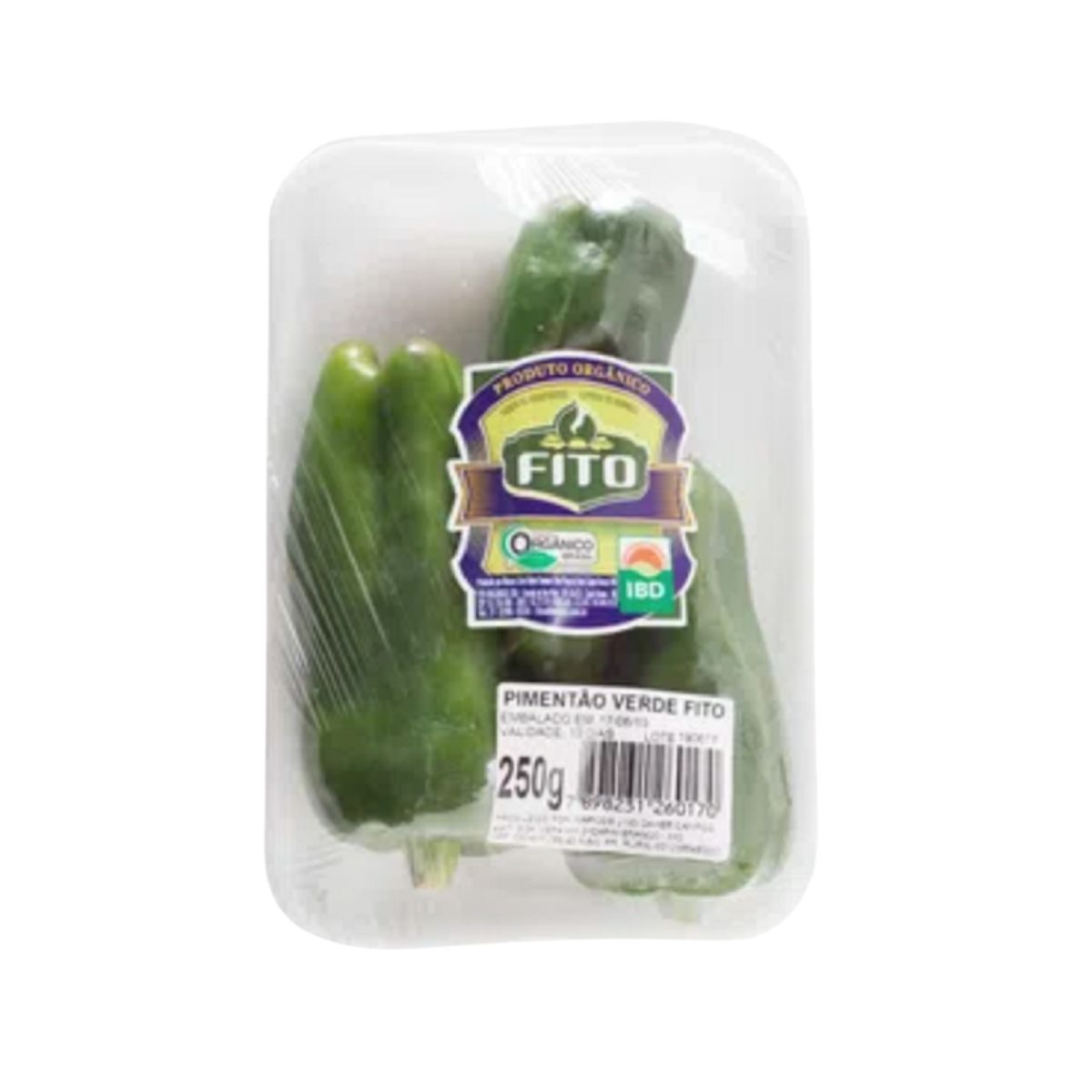 Pimentão Verde Orgânico fito 250g