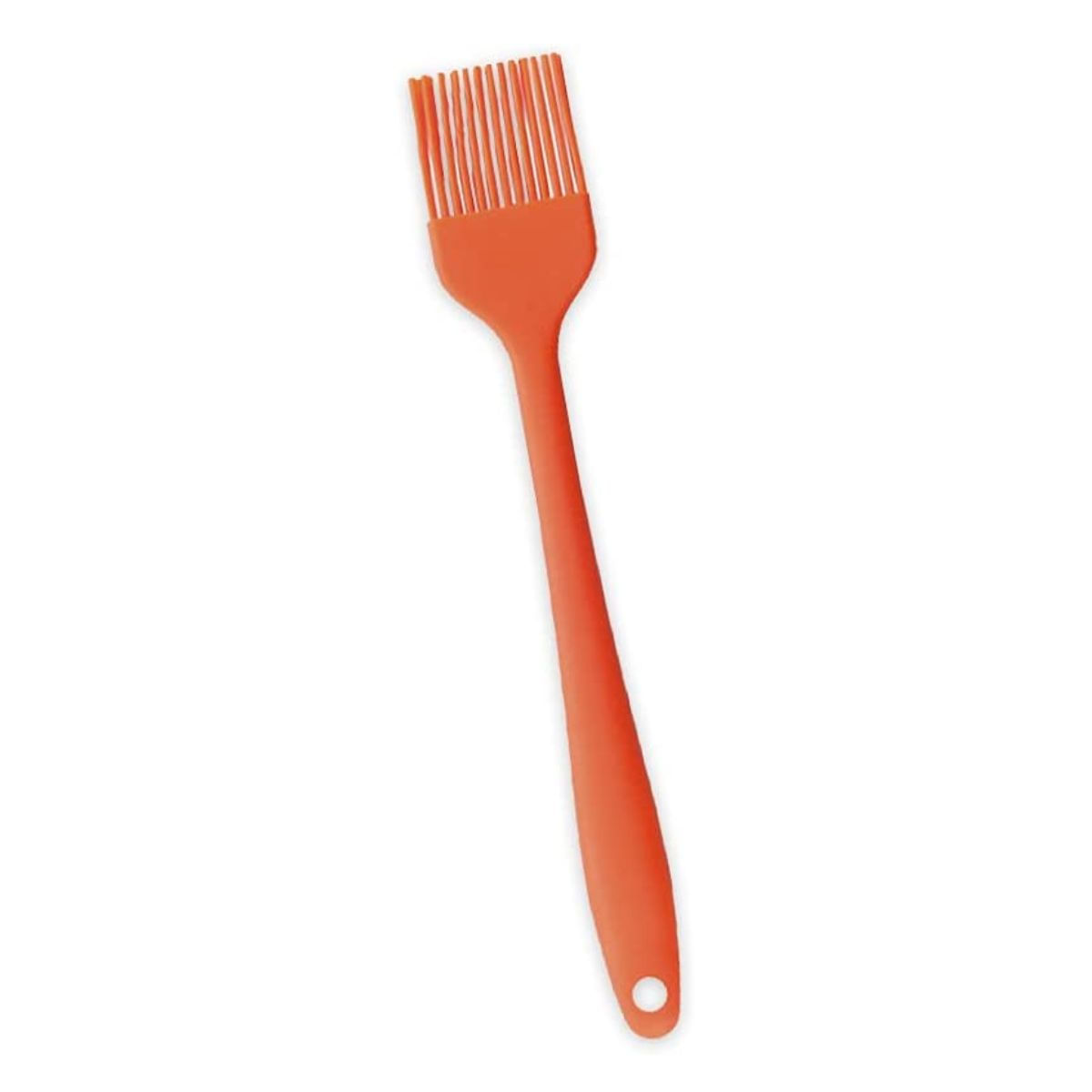 Pincel de Silicone Duplo Lar Oikos Laranja 20 cm