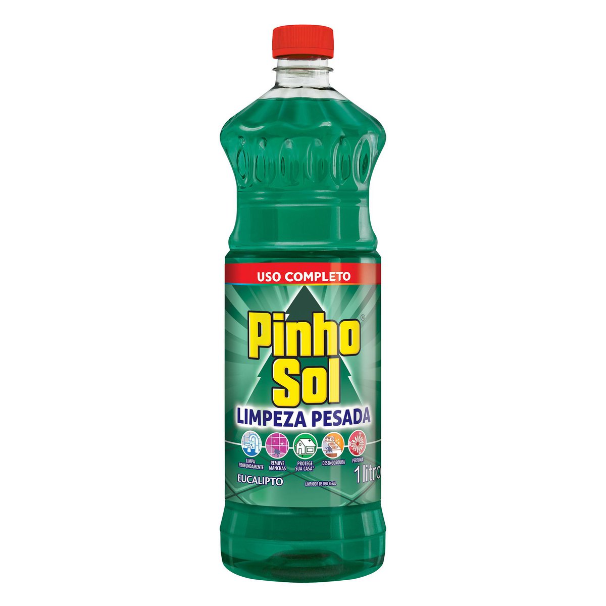 Pinho Sol Limpeza Pesada Eucalipto Limpador Diluível 1000ml