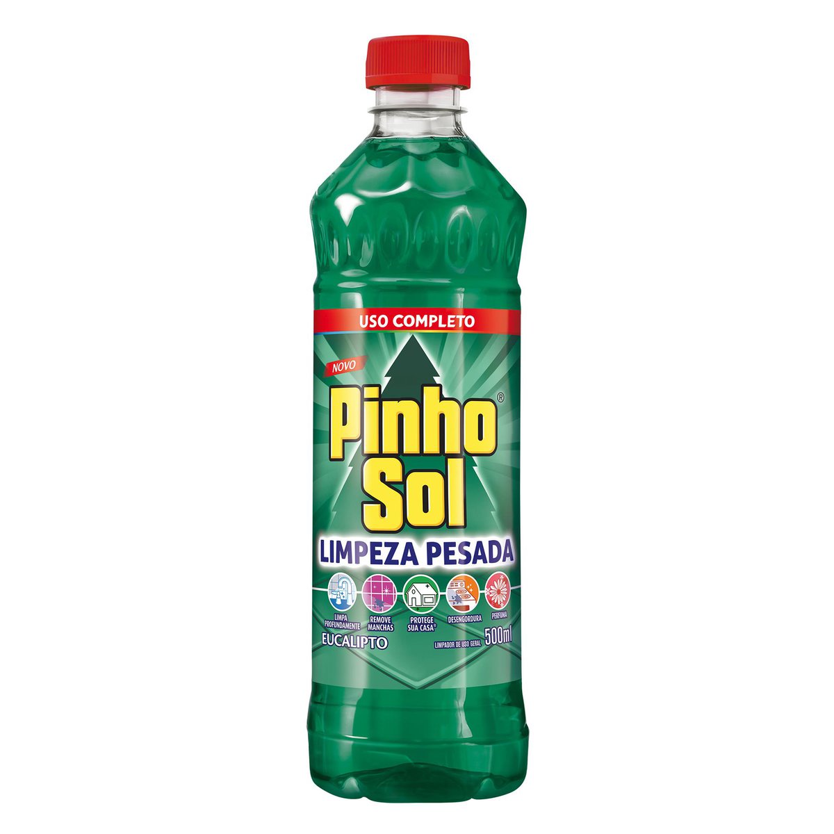 Pinho Sol Limpeza Pesada Eucalipto Limpador Diluível 500ml