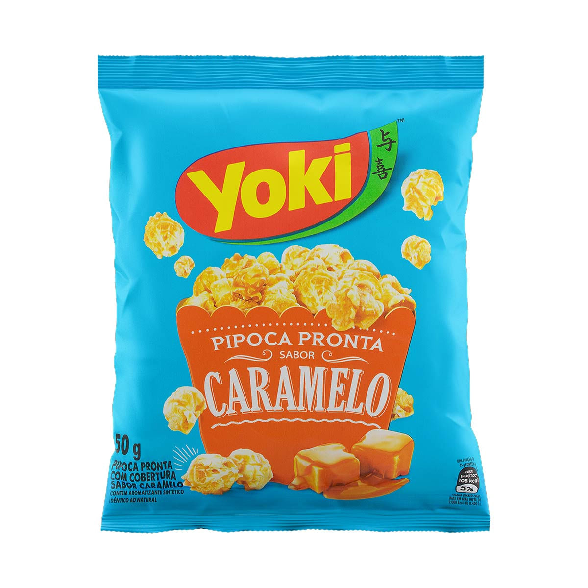 Pipoca Pronta com Cobertura de Caramelo Yoki 50g