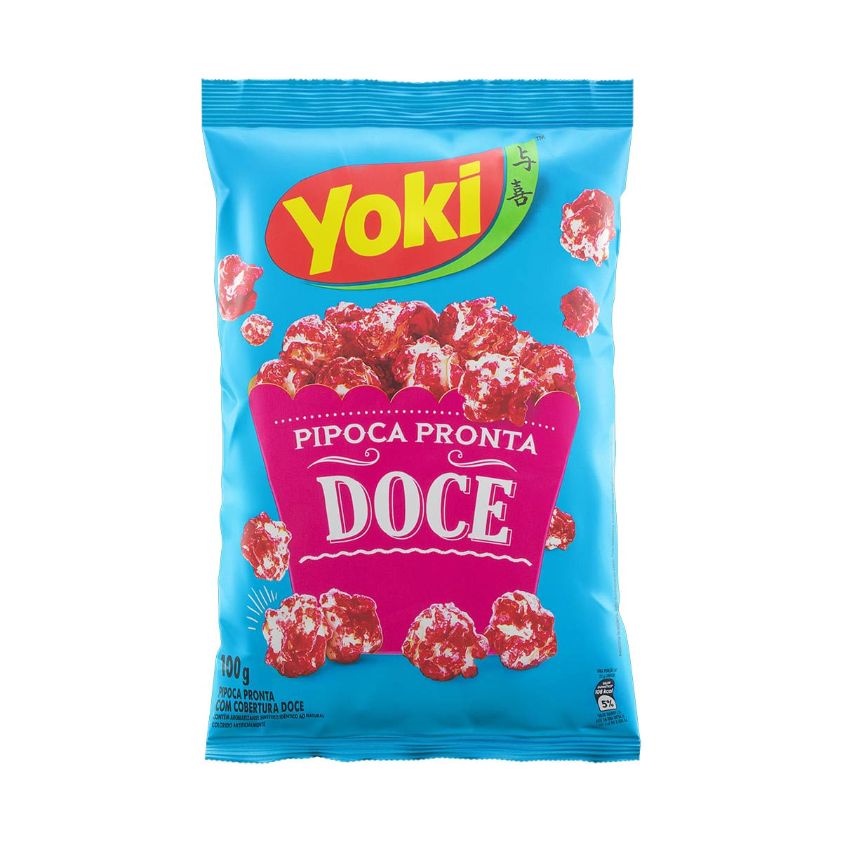 Pipoca Pronta com Cobertura Doce Yoki 100g