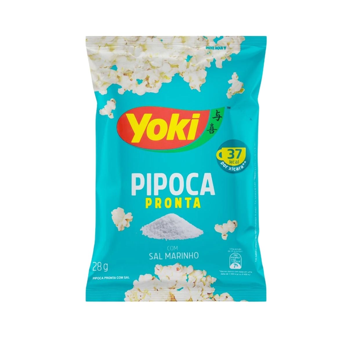 Pipoca Pronta Sal Marinho Yoki 28 g