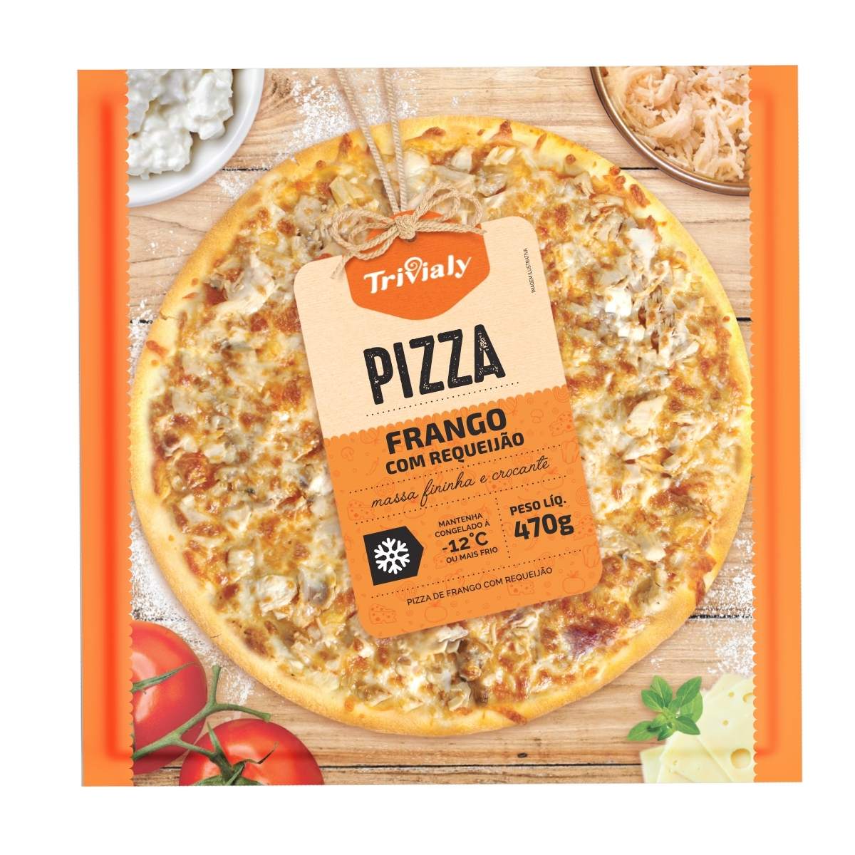 Pizza 470 g Frango