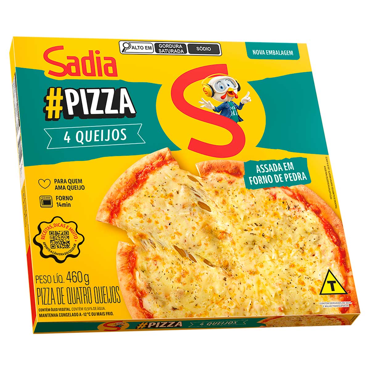 Pizza de Quatro Queijos Sadia 460g